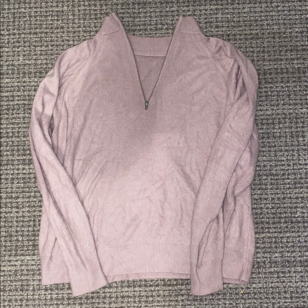 Tan-ish quarter zip
